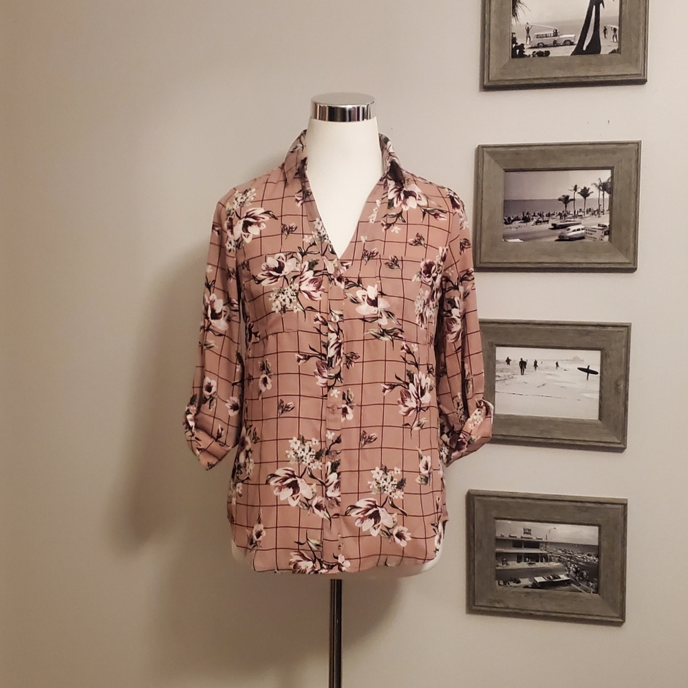 By&By floral blouse